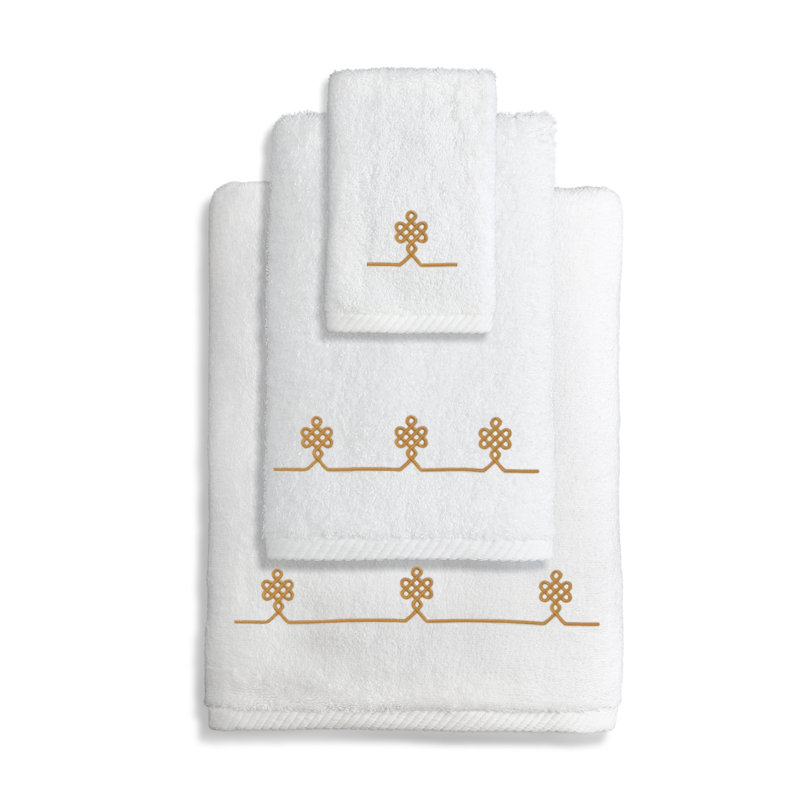Linum Home Textiles Lattice 3 Piece 100 Cotton Towel Set & Reviews